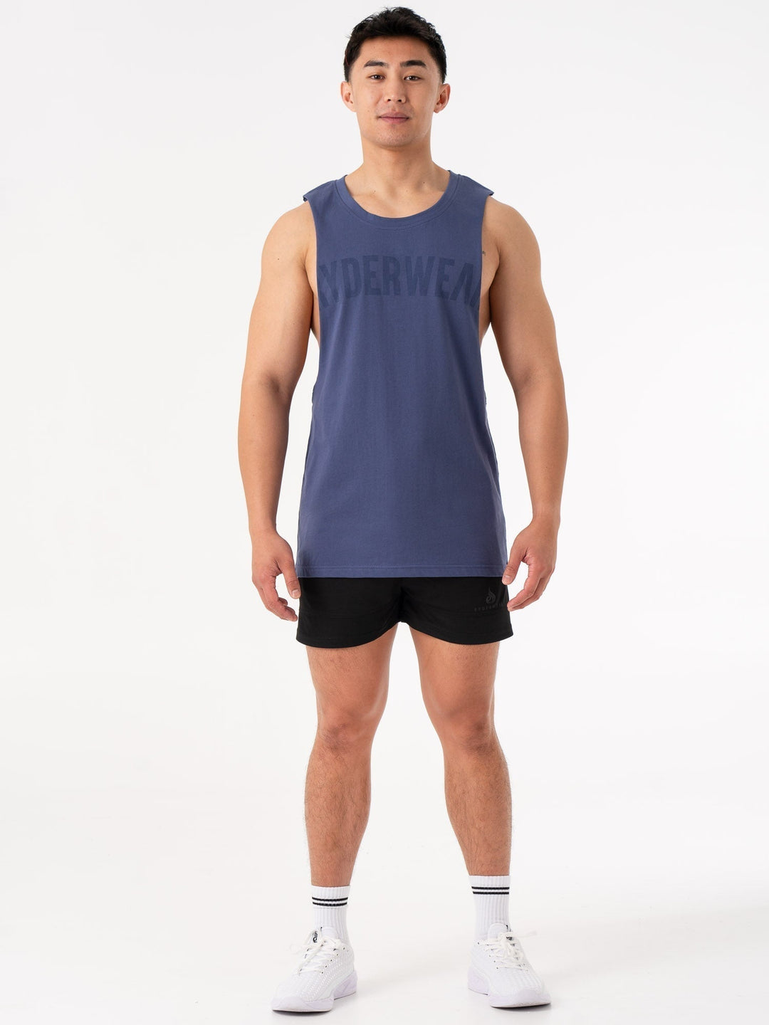 Baller Tank - Navy Clothing Ryderwear 