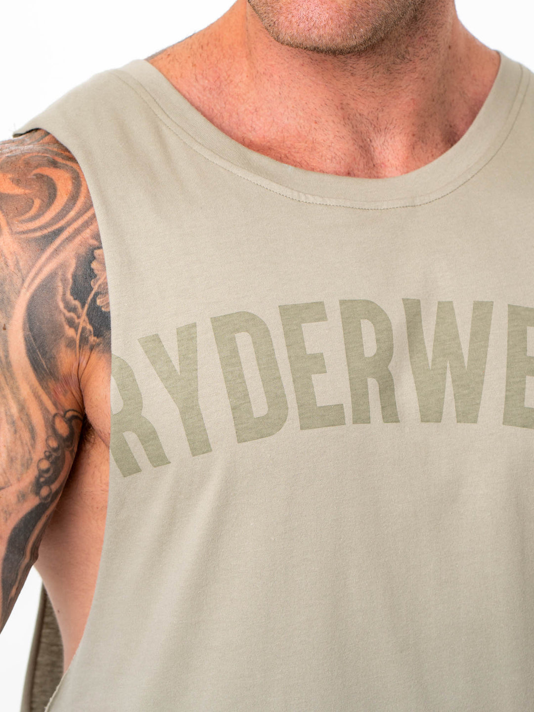 Baller Tank - Sage Green Clothing Ryderwear 