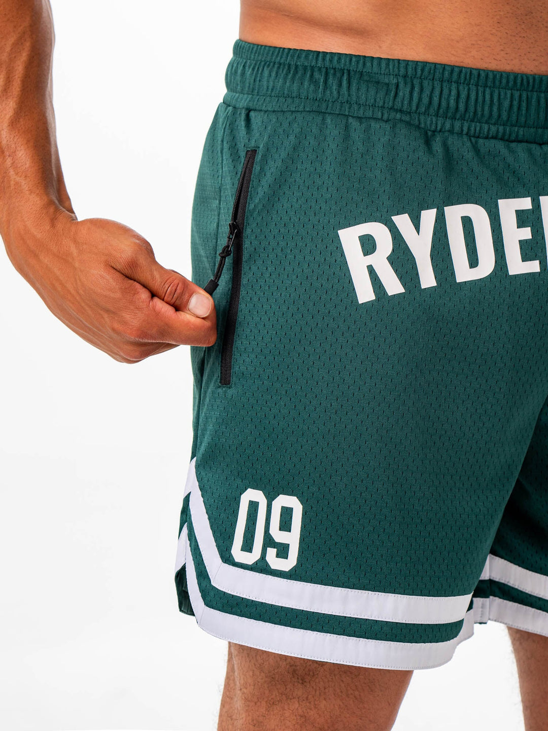 Basketball Short - Petrol Clothing Ryderwear 