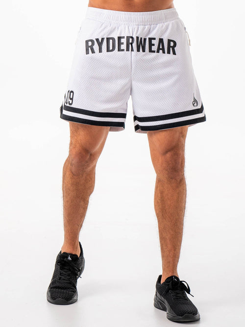 Basketball Short White