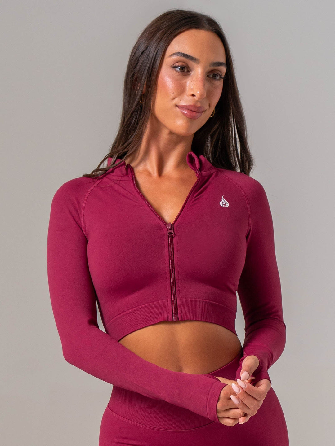 Boost Seamless Jacket - Wine Clothing Ryderwear 