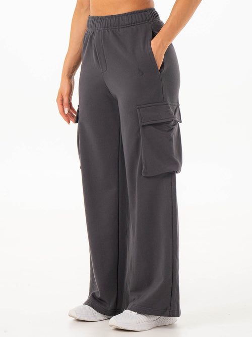Cargo Track Pant Charcoal