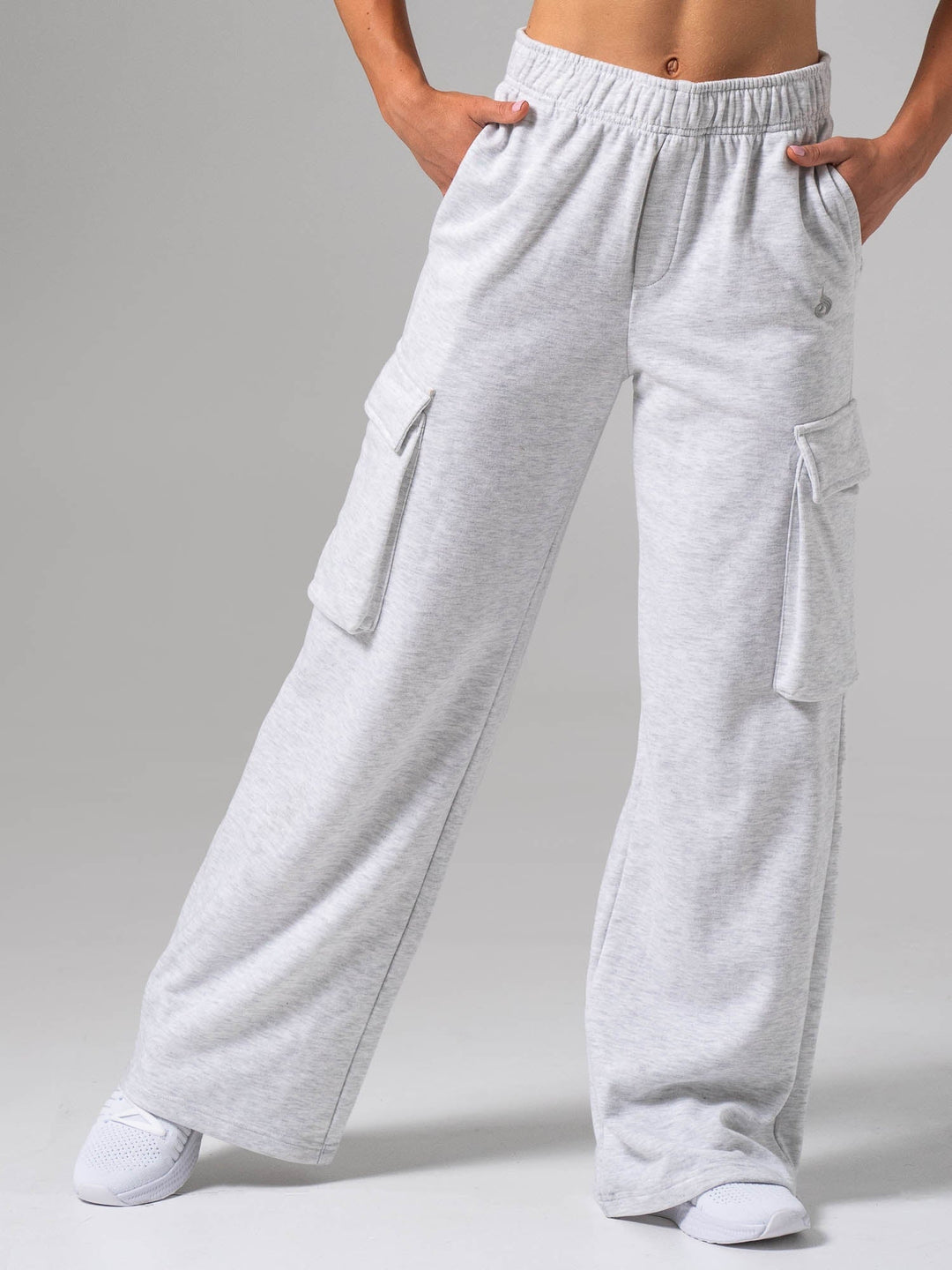 Cargo Track Pant - Snow Marl Clothing Ryderwear 