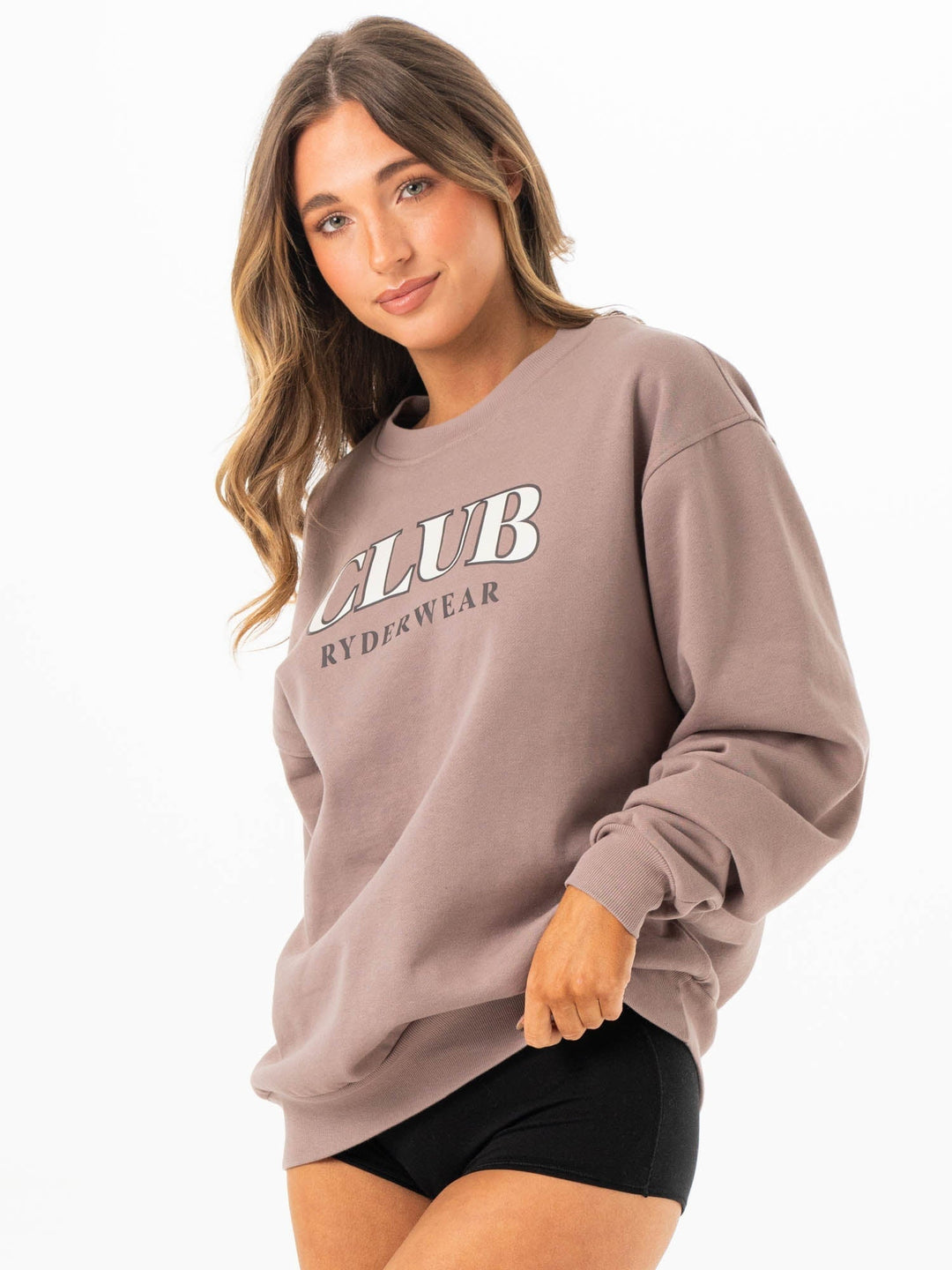 Club Sweater - Taupe Clothing Ryderwear 