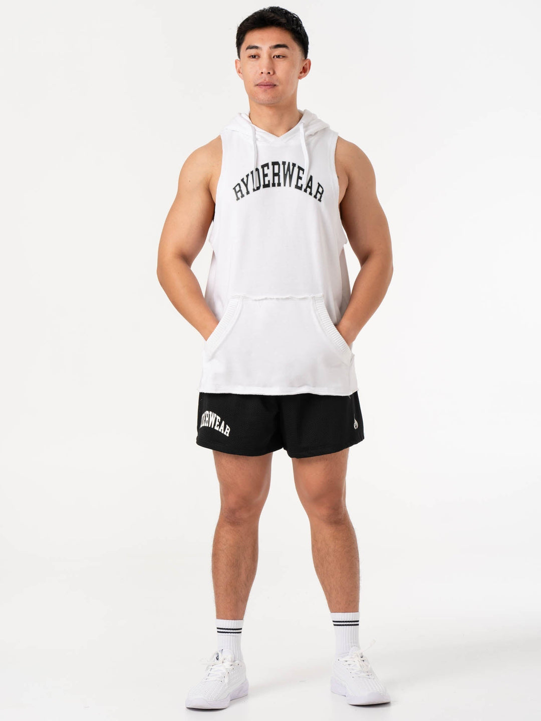 Collegiate Mesh Short - Black Clothing Ryderwear 