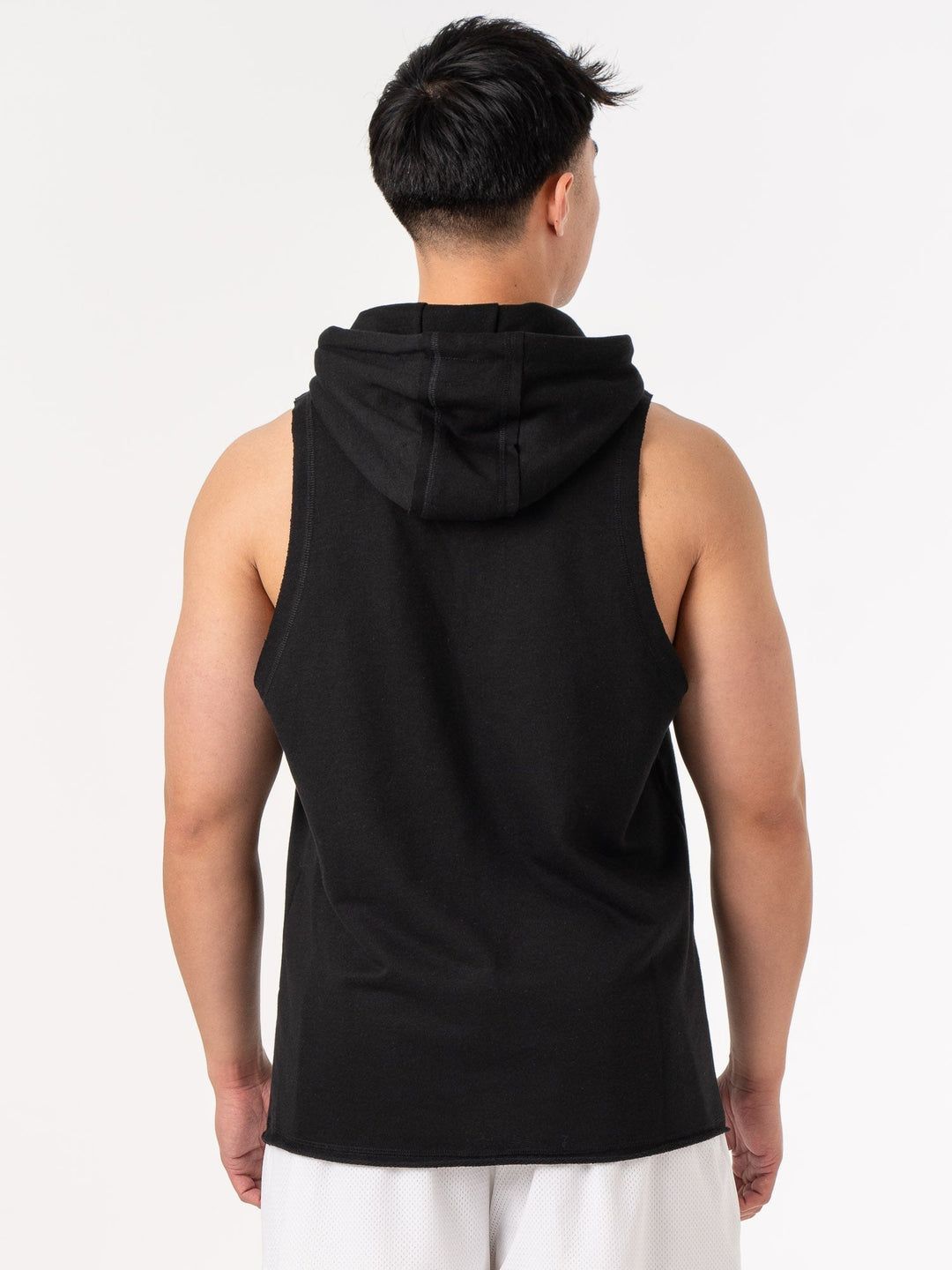 Collegiate Sleeveless Hoodie - Black Clothing Ryderwear 