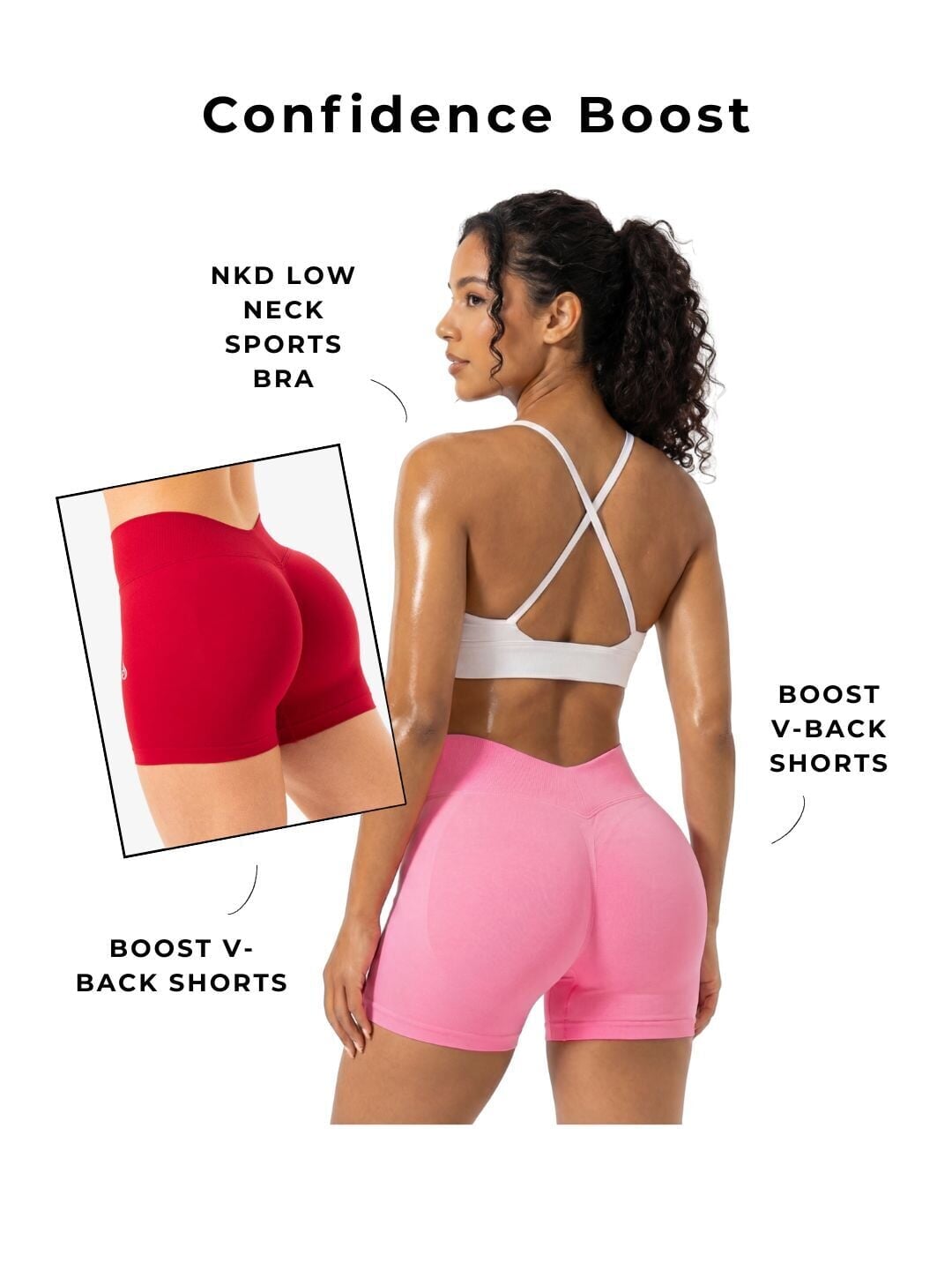 Confidence Boost - Shorts • Sports Bra Ryderwear 