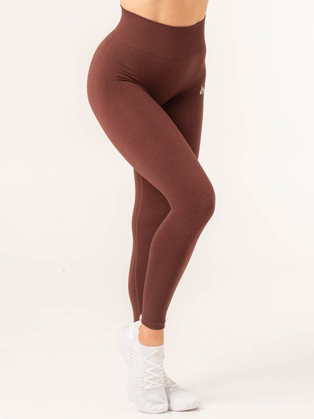 Contour Seamless Leggings - Chocolate Marl Clothing Ryderwear 