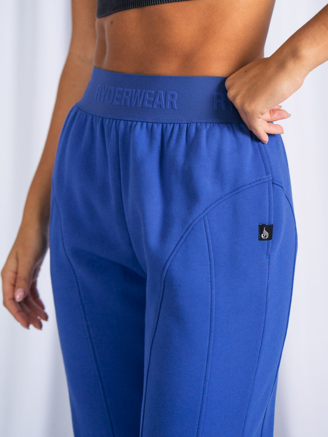 Contour Track Pants - Cobalt Blue Clothing Ryderwear