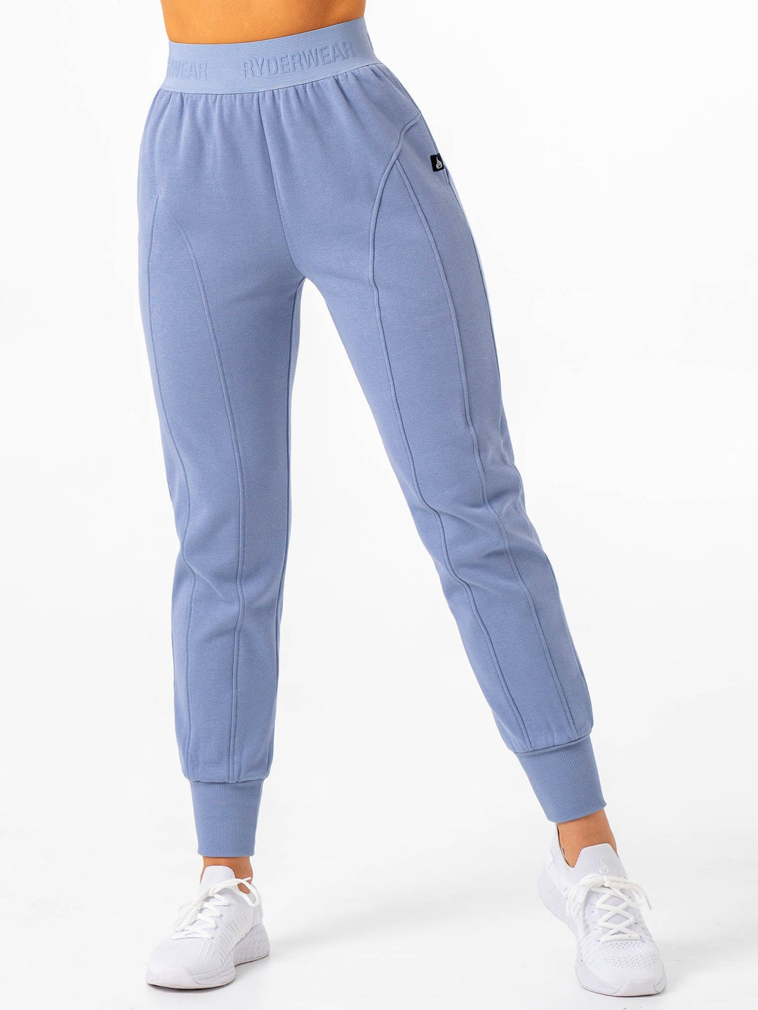 Contour Track Pants - Steel Blue Clothing Ryderwear 