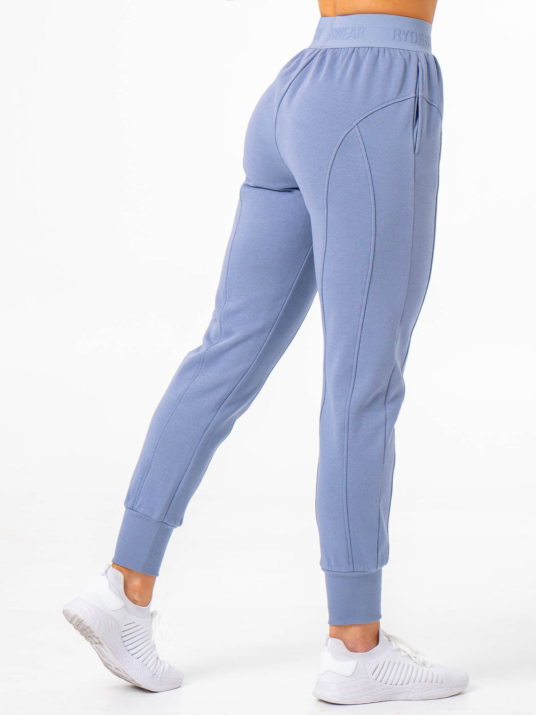 Contour Track Pants - Steel Blue Clothing Ryderwear 
