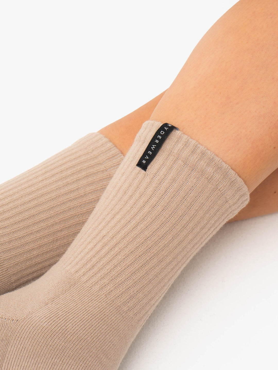 Crew Socks - Almond Accessories Ryderwear 