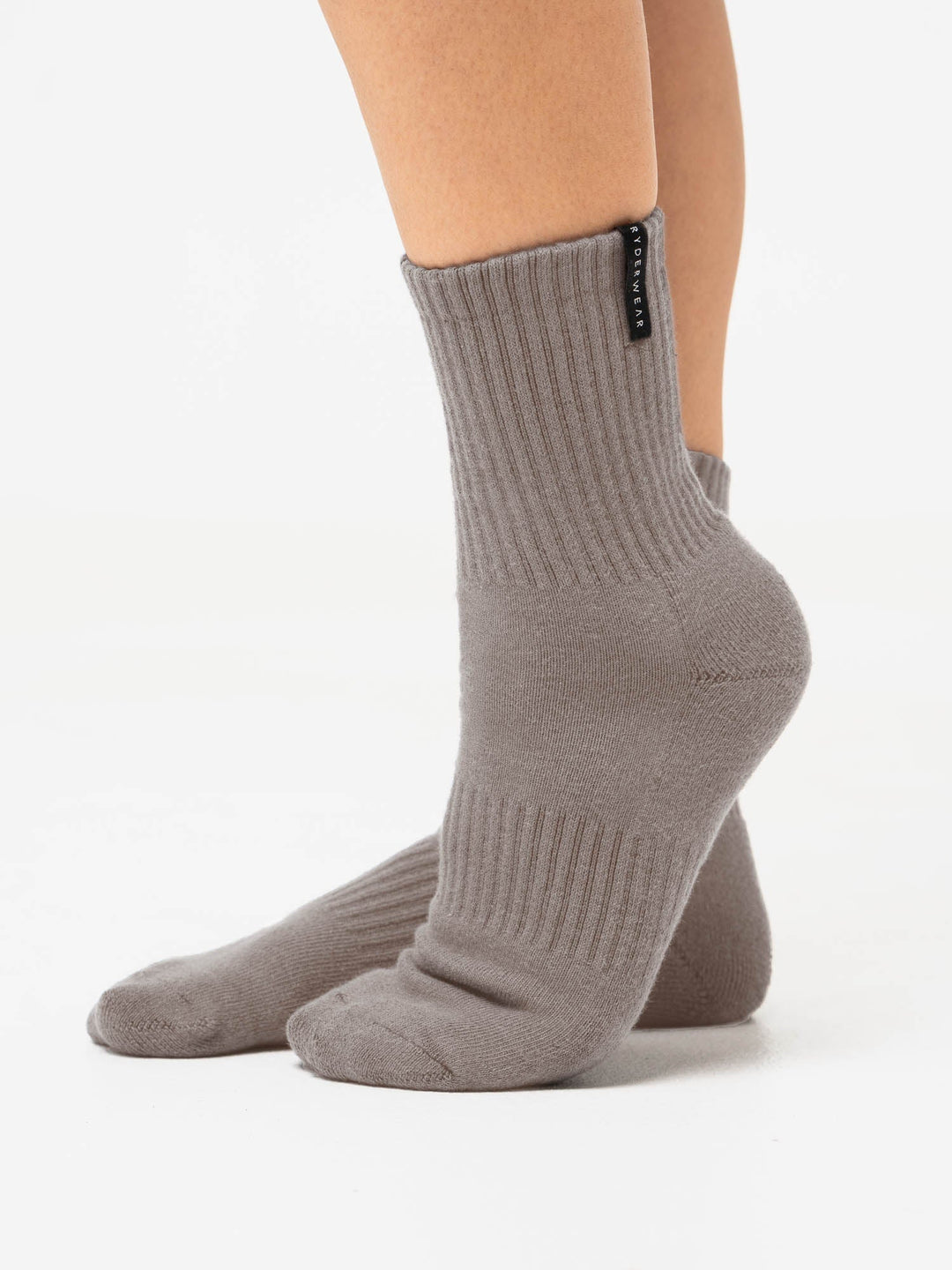 Crew Socks - Ash Stonewash Accessories Ryderwear 