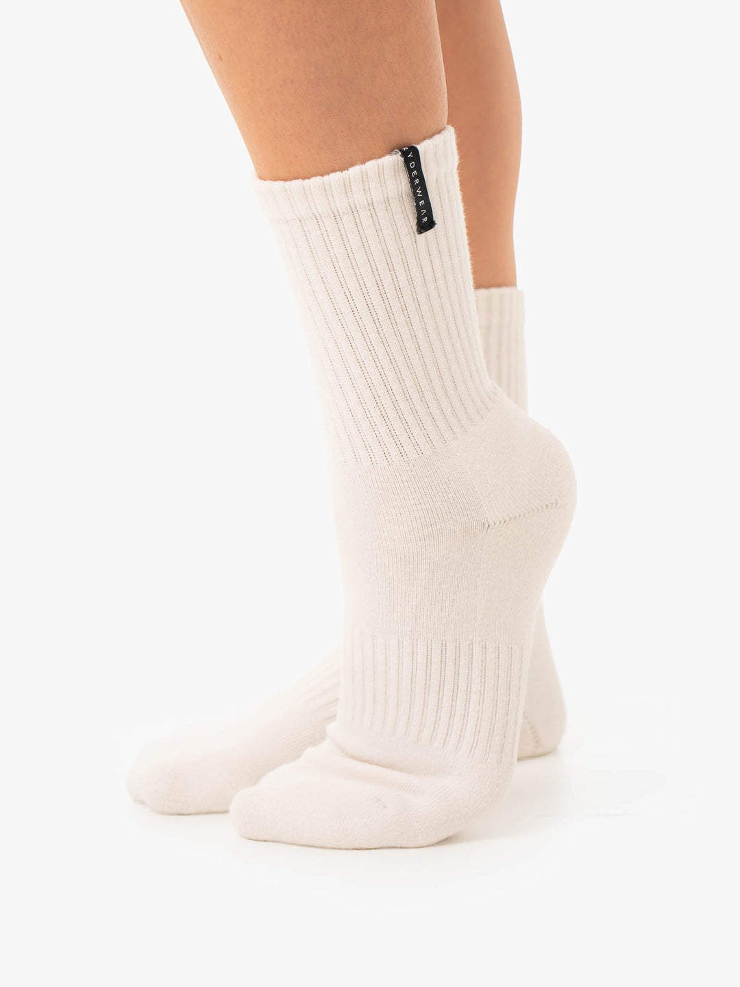 Crew Socks - Vanilla Accessories Ryderwear 