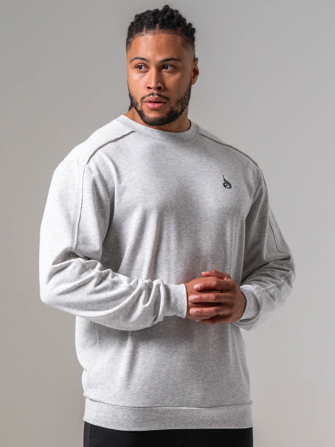 Dynamic Pullover - Snow Marl Clothing Ryderwear 
