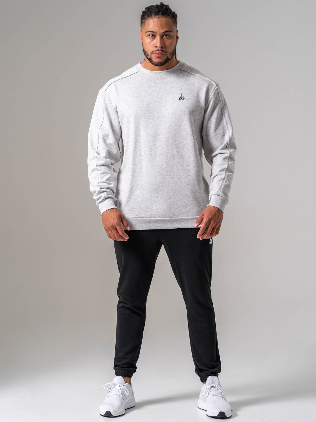 Dynamic Pullover - Snow Marl Clothing Ryderwear 