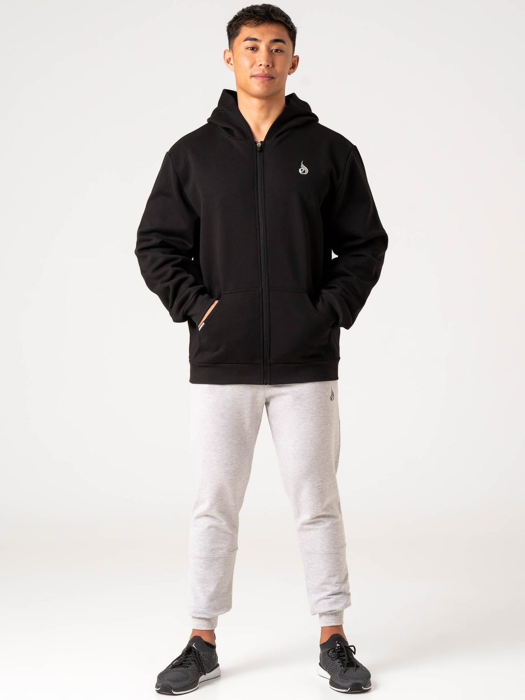 Emerge Track Jacket - Black Clothing Ryderwear 