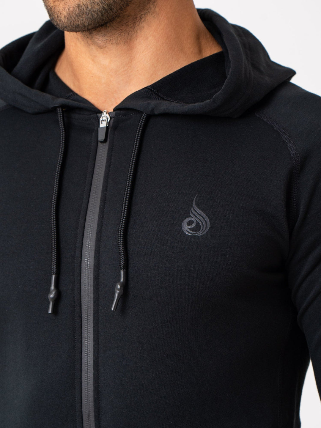 Endurance Zip Up Jacket - Black Clothing Ryderwear 