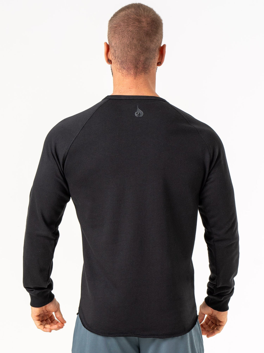 Energy Crew Neck - Black Clothing Ryderwear 