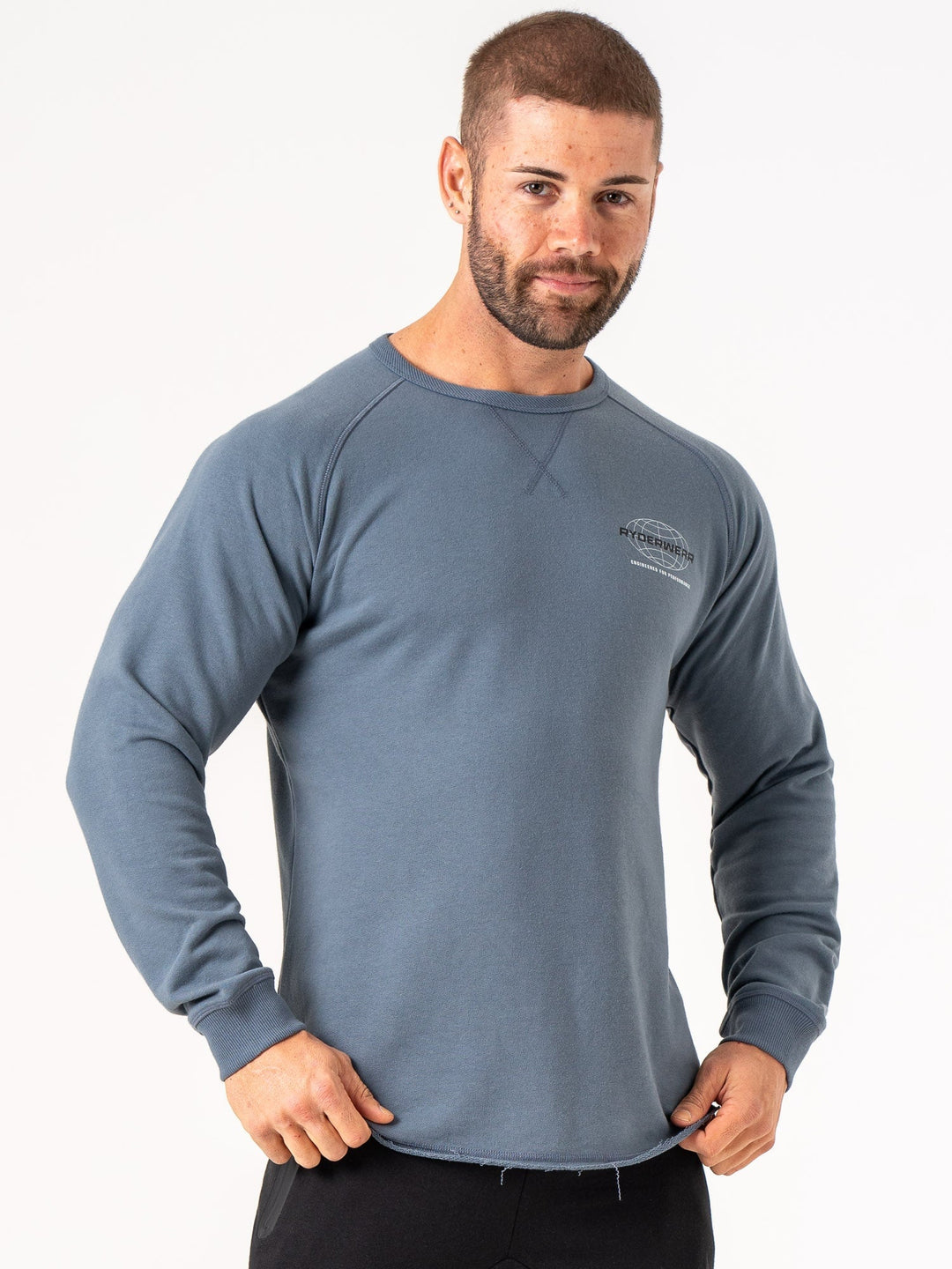 Energy Crew Neck - Petrol Clothing Ryderwear 