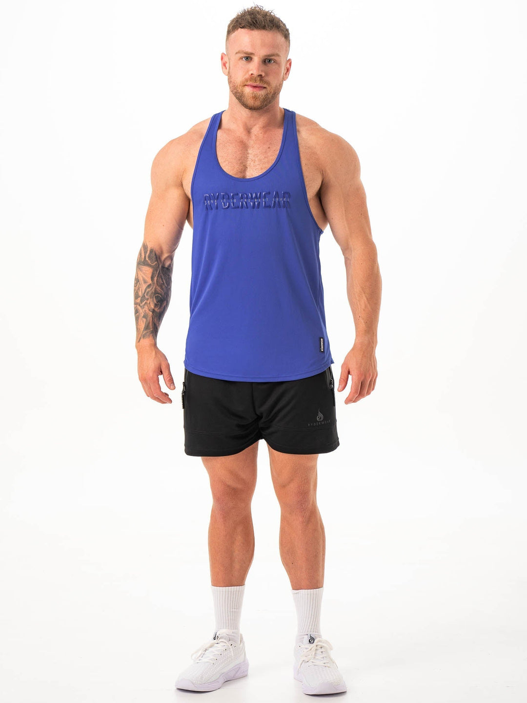 Energy Mesh T-Back - Cobalt Clothing Ryderwear 