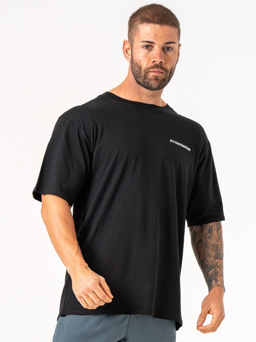 Energy Oversized T-Shirt Black