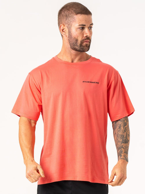 Energy Oversized T-Shirt Coral