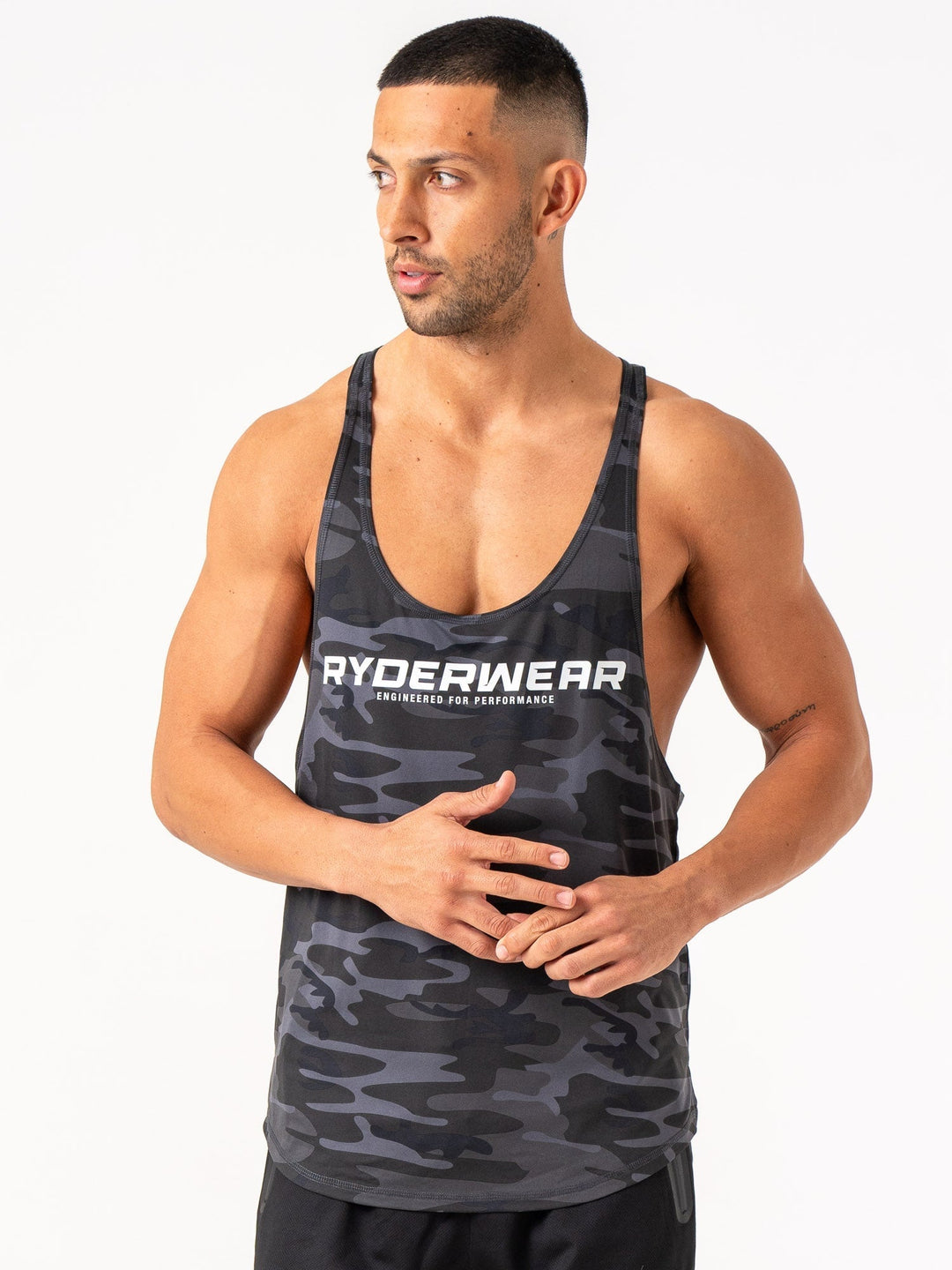 Energy Stringer - Black Camo Clothing Ryderwear 