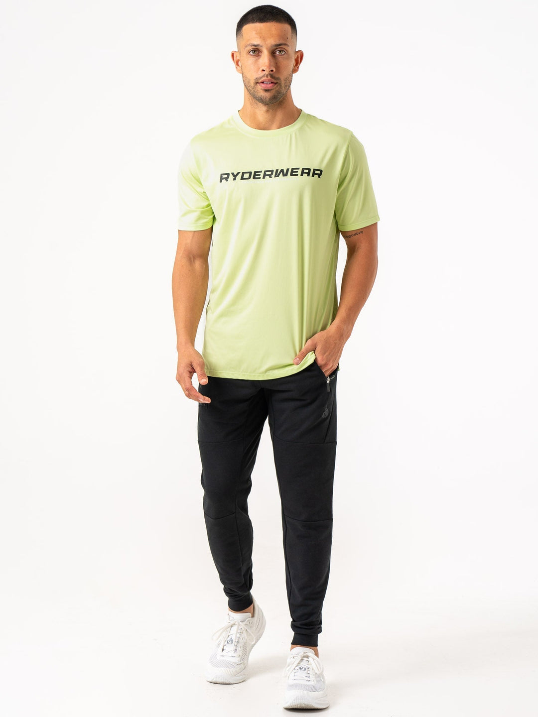 Energy T-Shirt - Lime Clothing Ryderwear 