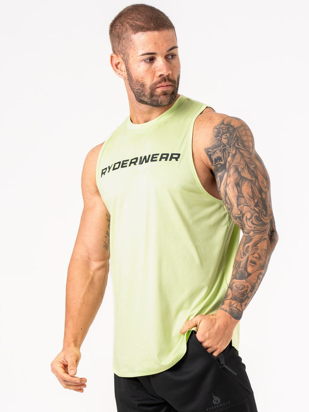 Energy Tank - Lime Clothing Ryderwear 