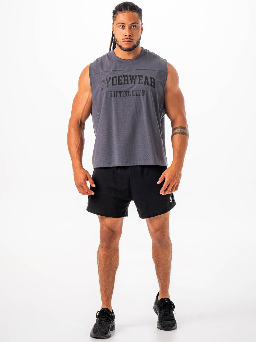 Fleece Arnie Short - Black Clothing Ryderwear 