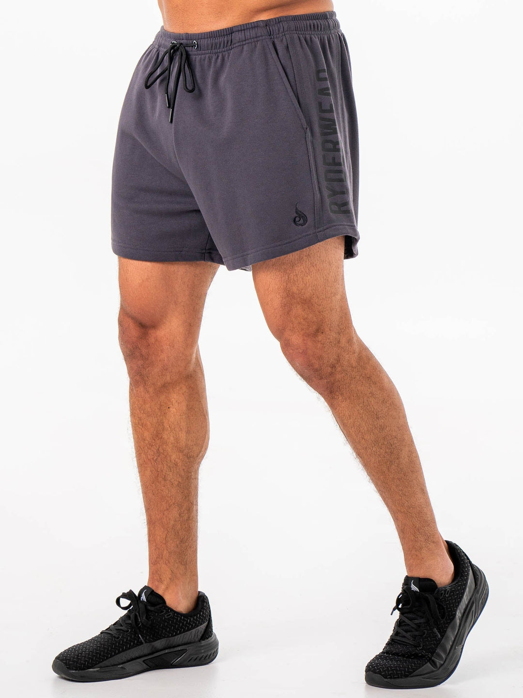 Fleece Arnie Short - Charcoal Clothing Ryderwear 