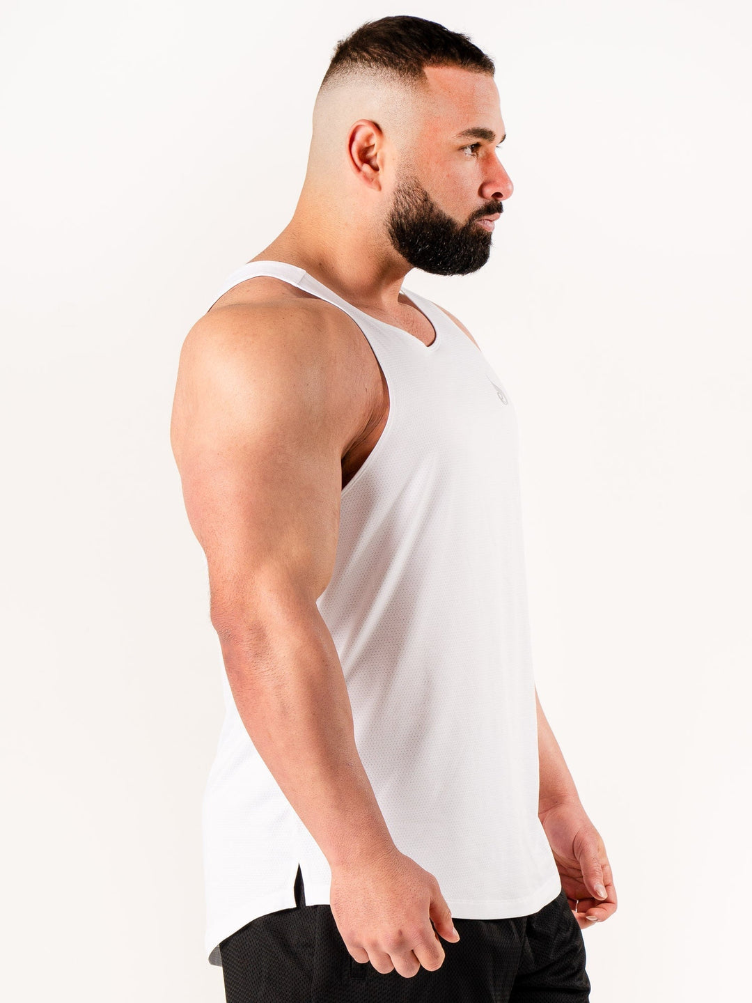 Flex Active Tank - White Clothing Ryderwear 