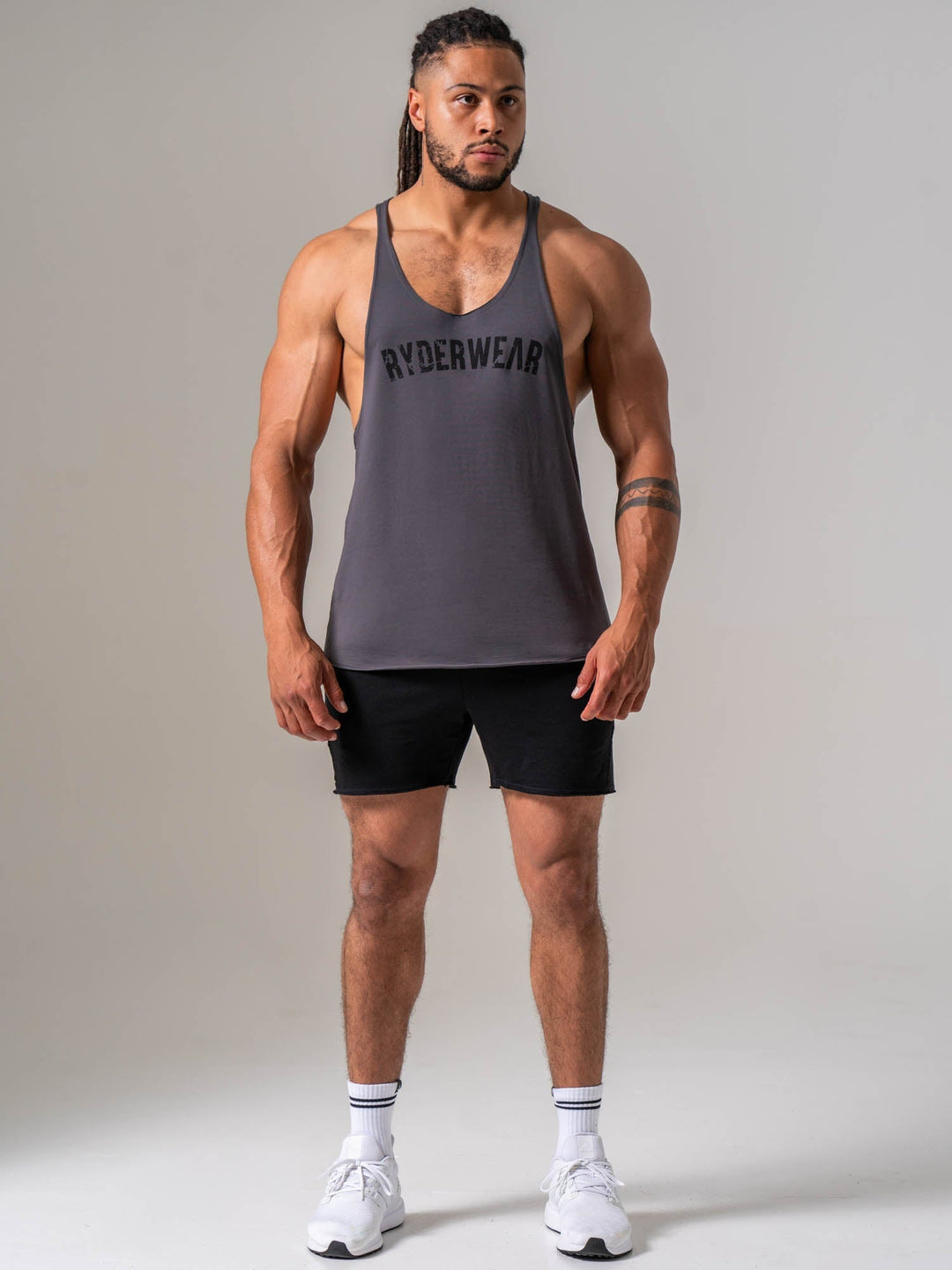Force 5" Track Shorts - Black Clothing Ryderwear 