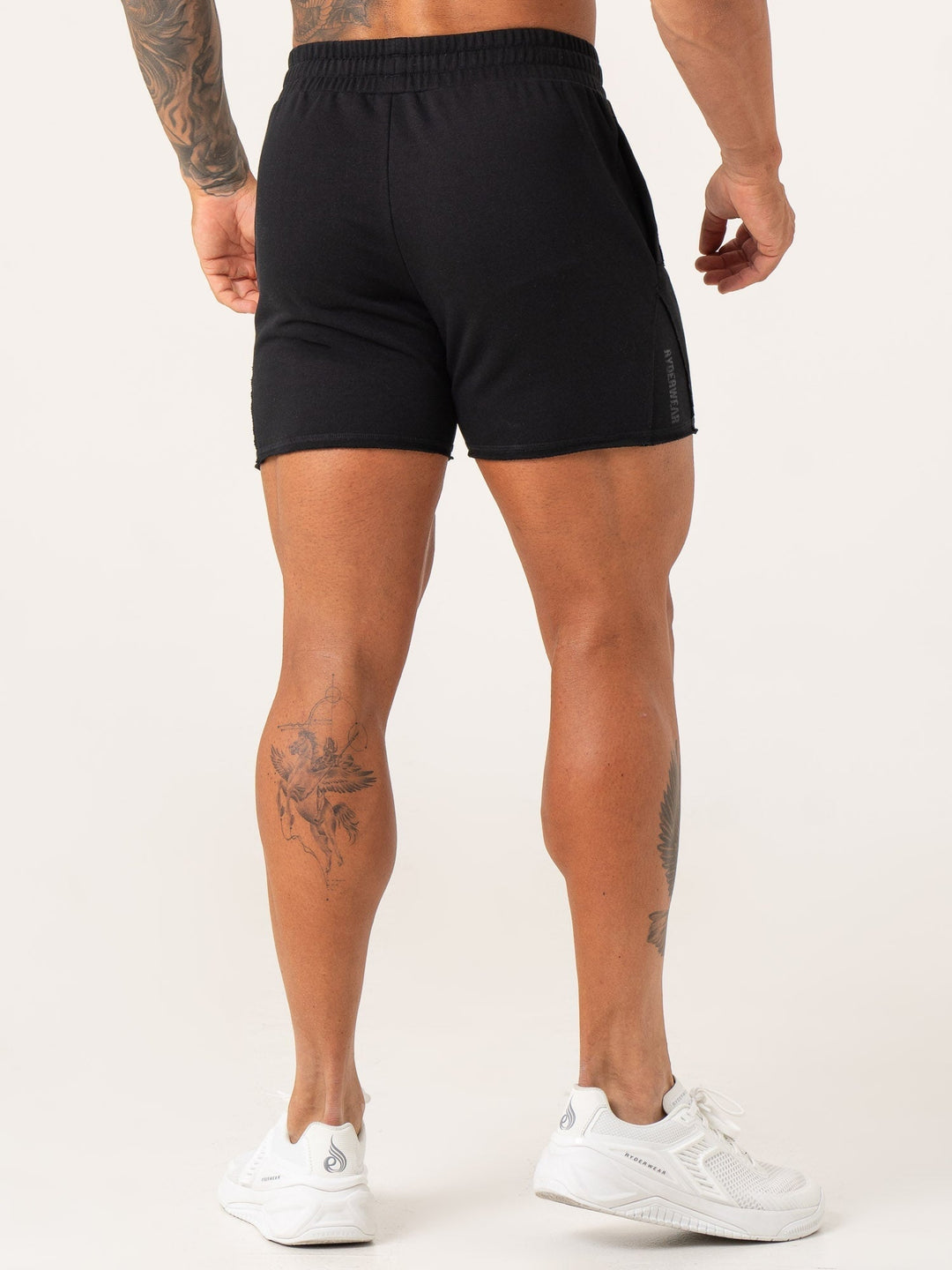 Force 5" Track Shorts - Black Clothing Ryderwear 