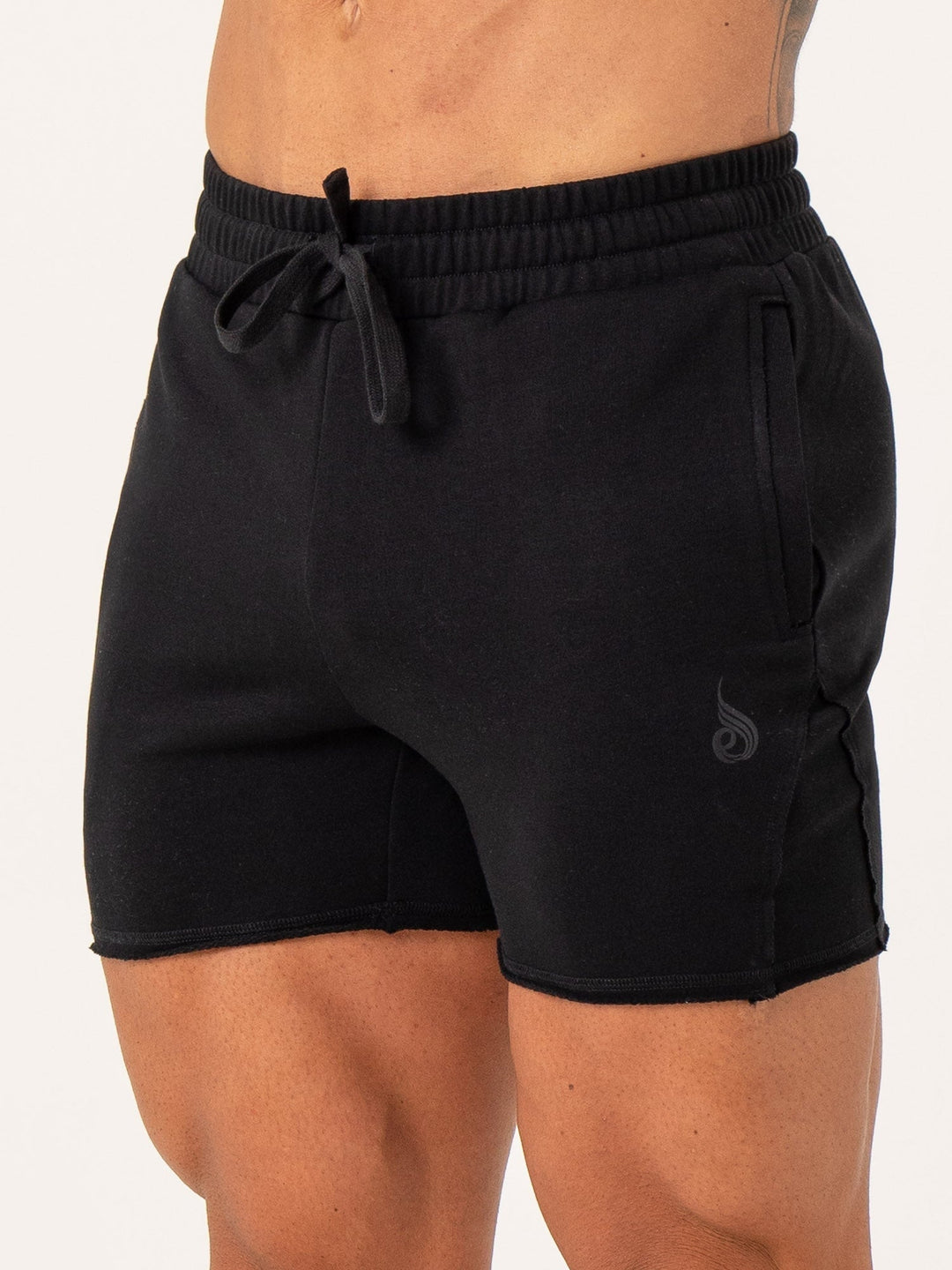 Force 5" Track Shorts - Black Clothing Ryderwear 