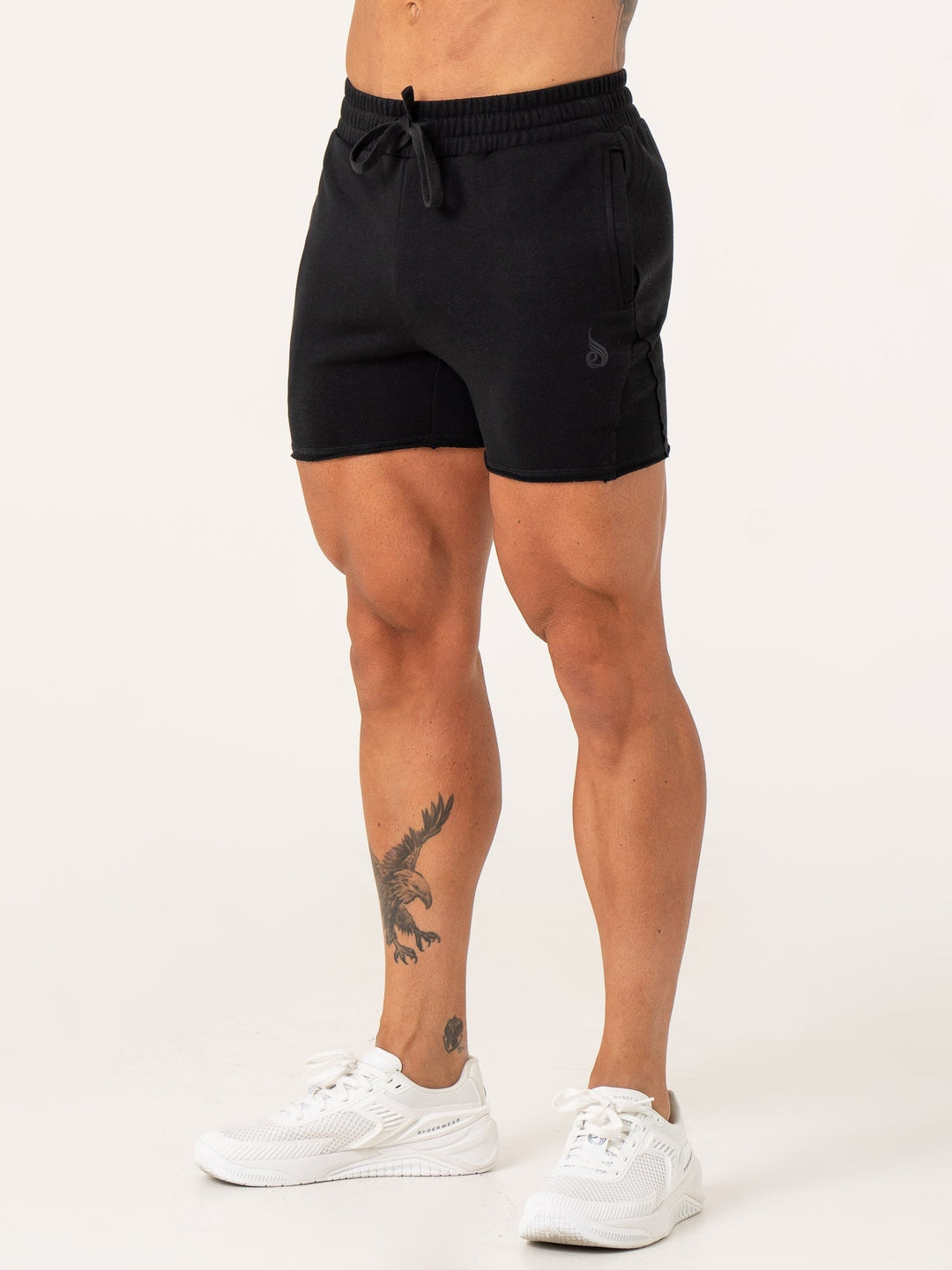 Force 5" Track Shorts - Black Clothing Ryderwear 
