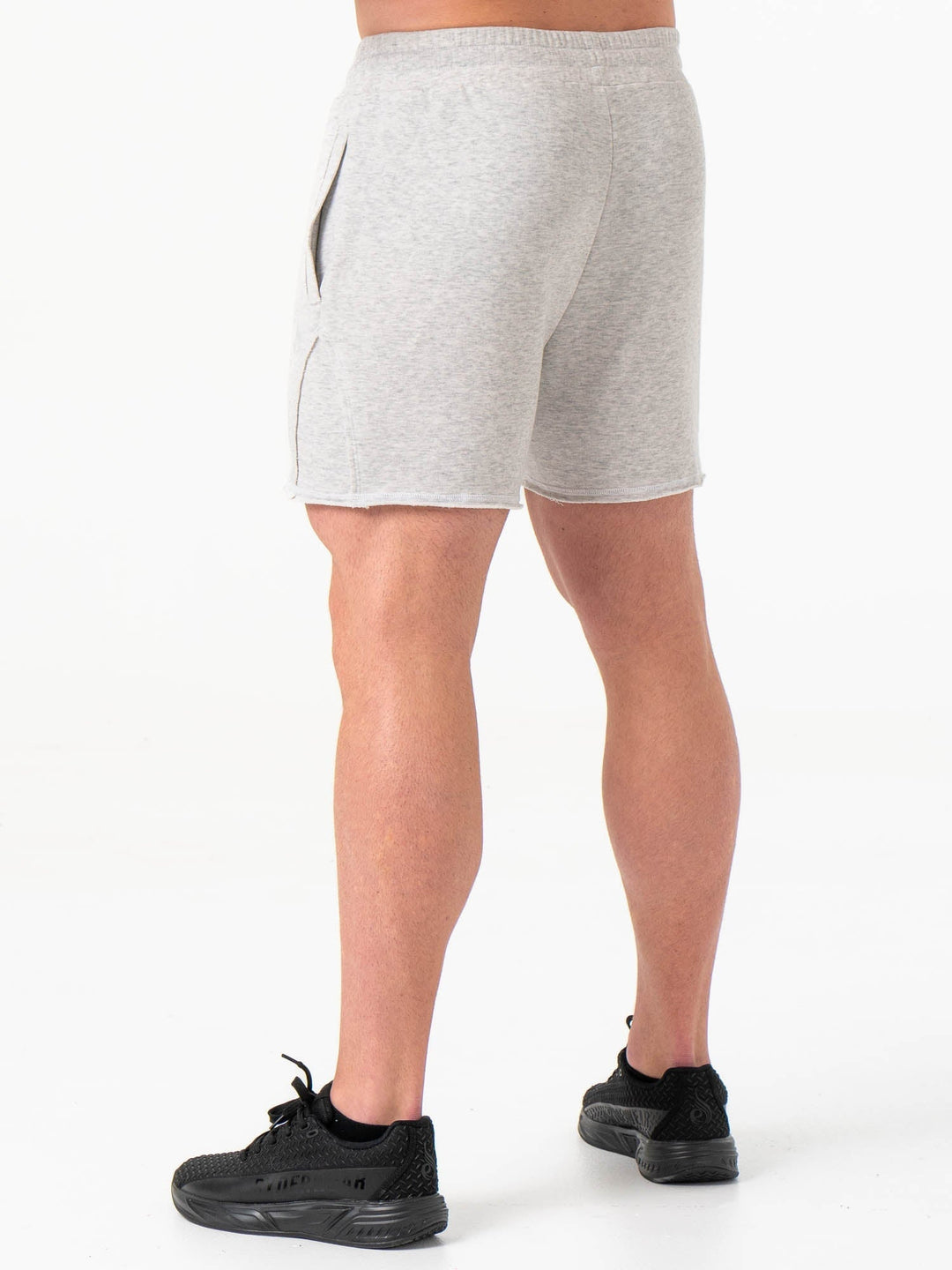 Force 5" Track Shorts - Chalk Grey Marl Clothing Ryderwear 