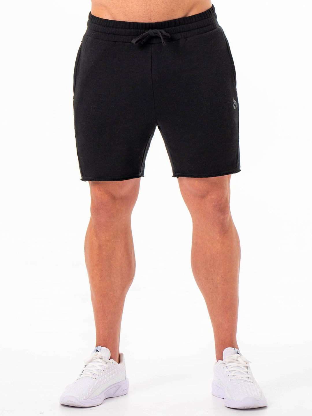 Force 6" Track Shorts - Black Clothing Ryderwear 