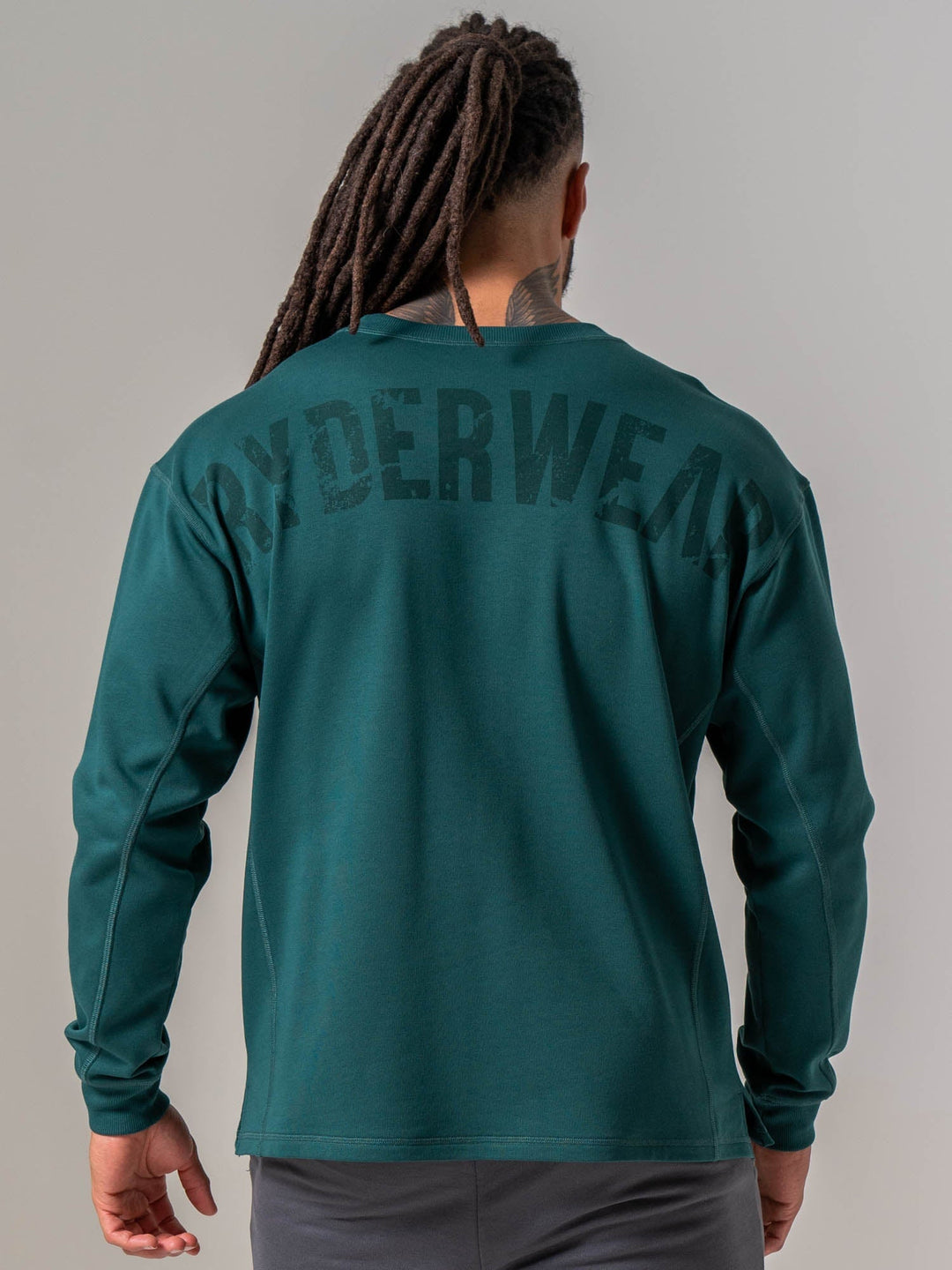 Force Crew Neck - Emerald Clothing Ryderwear 