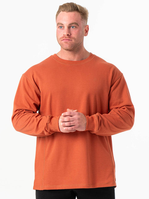 Force Crew Neck Terracotta