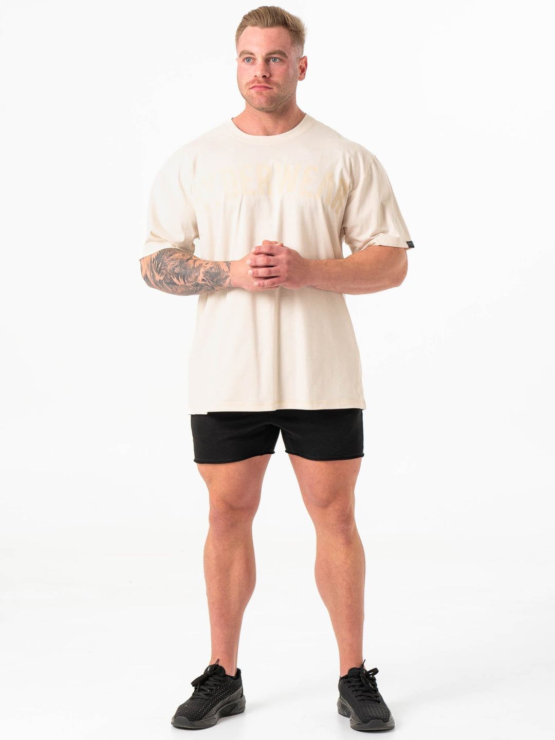 Force Oversized T-Shirt - Bone Clothing Ryderwear 