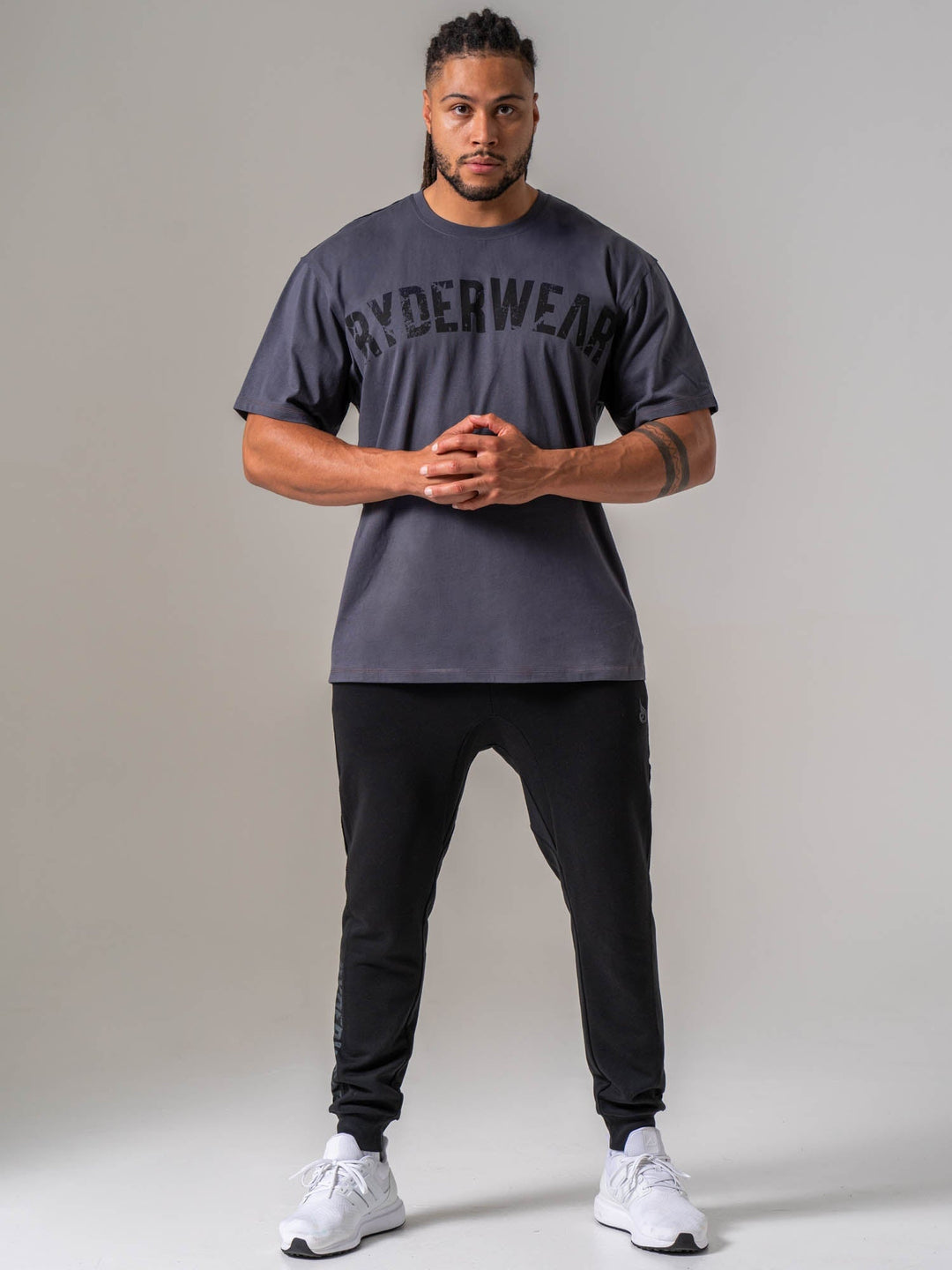 Force Oversized T-shirt - Graphite Clothing Ryderwear 