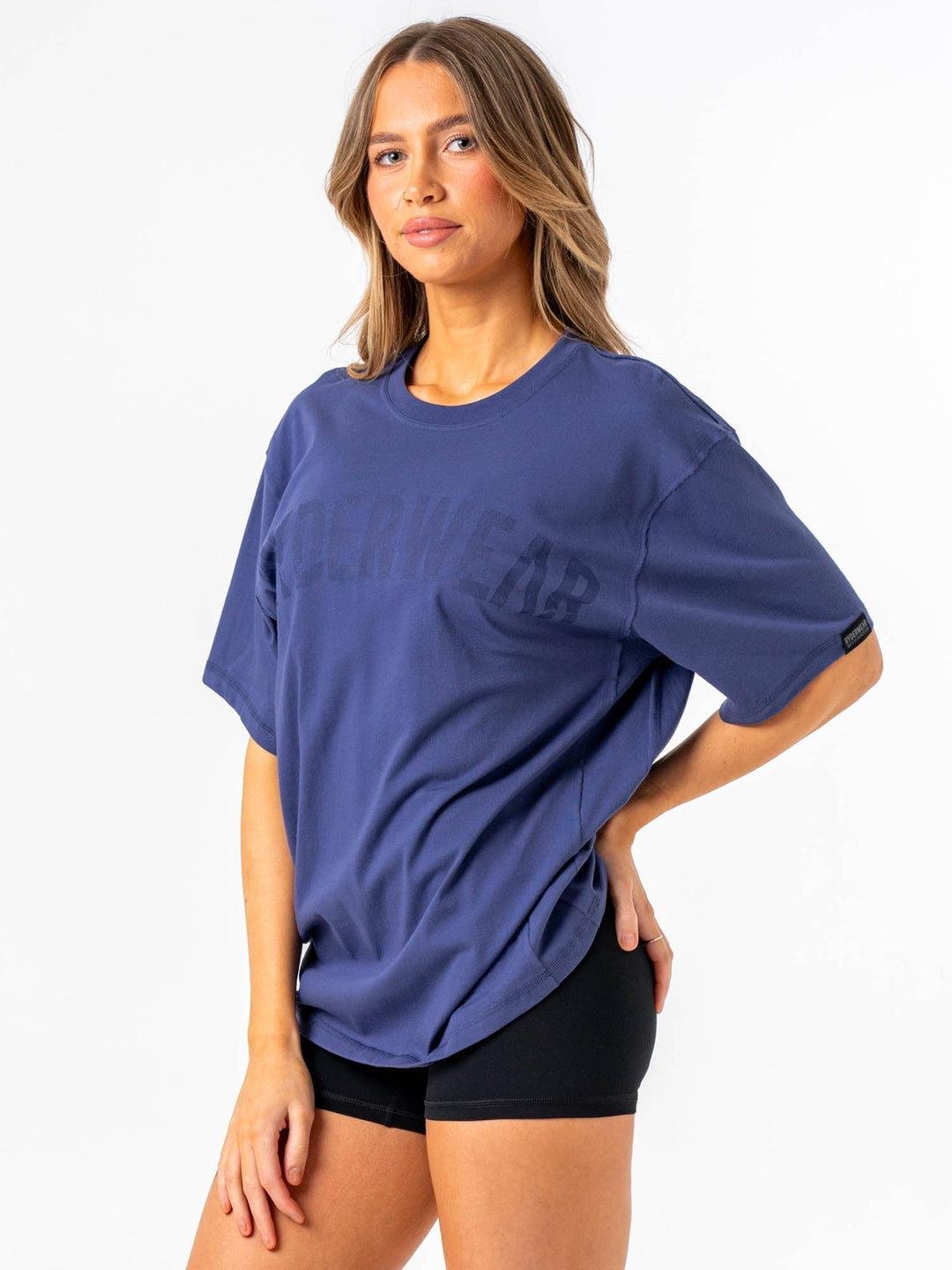 Force Oversized T-Shirt - Indigo Clothing Ryderwear 
