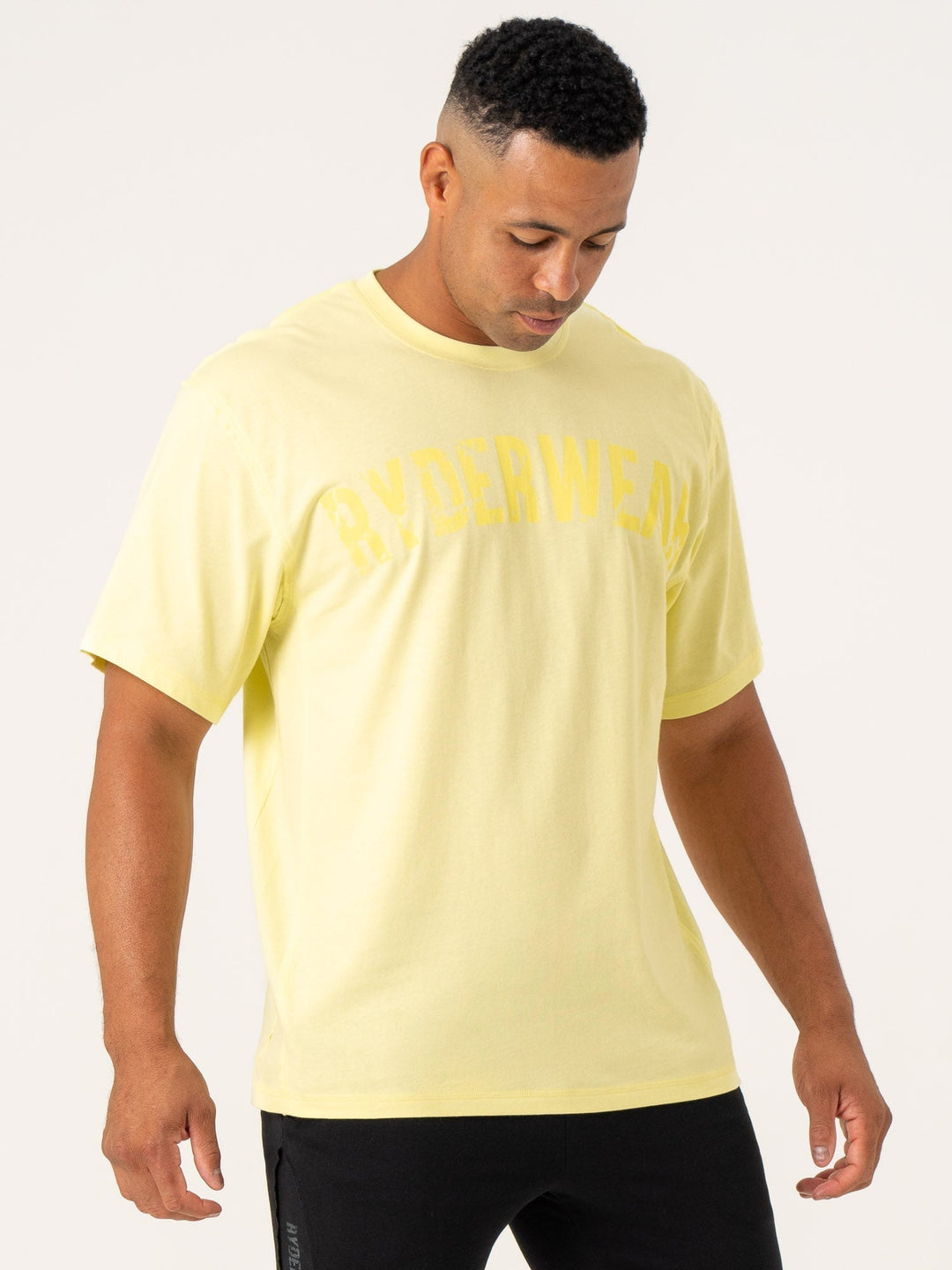 Force Oversized T-Shirt - Lemon Clothing Ryderwear 