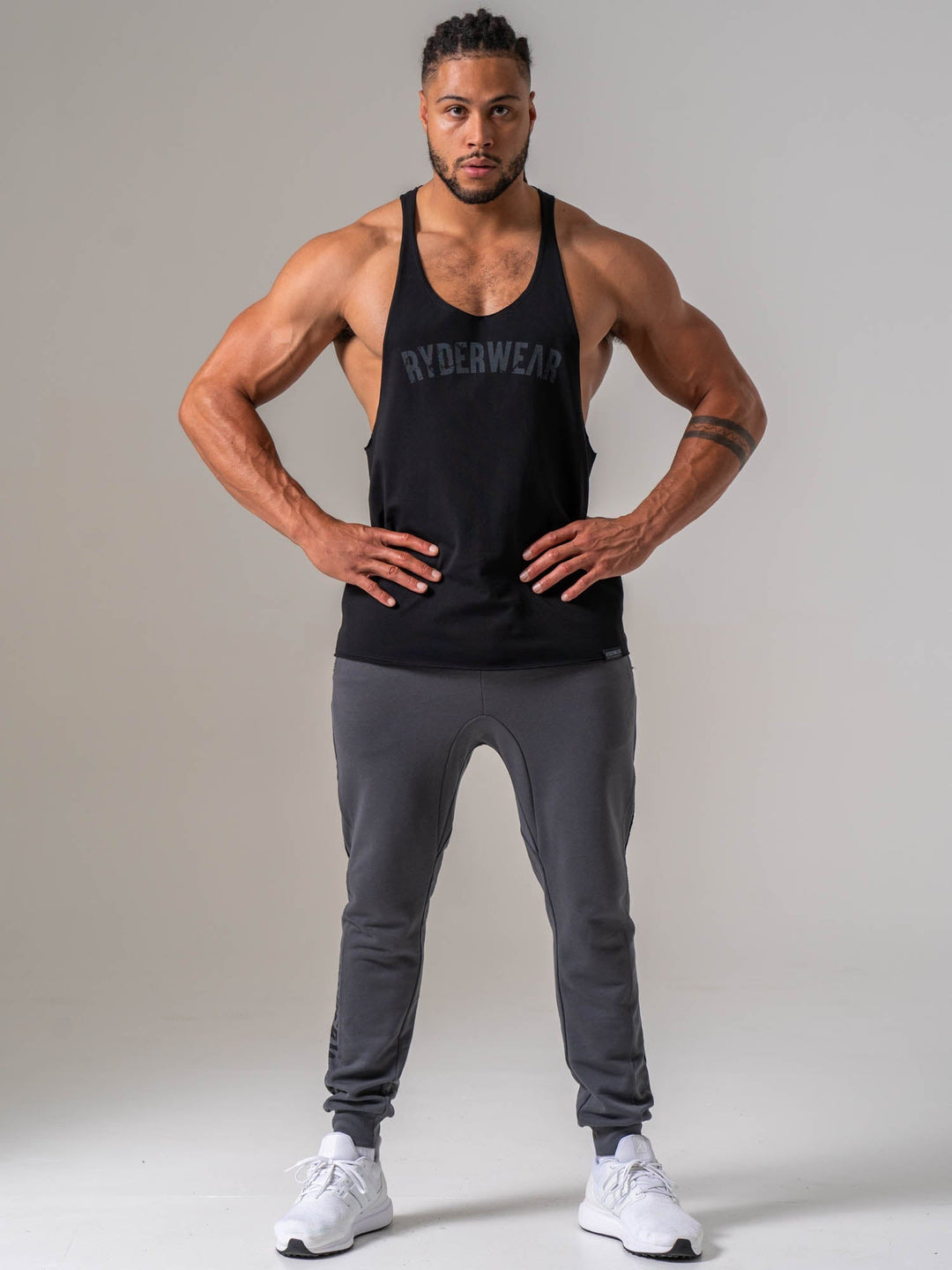 Force Stringer - Black Clothing Ryderwear 