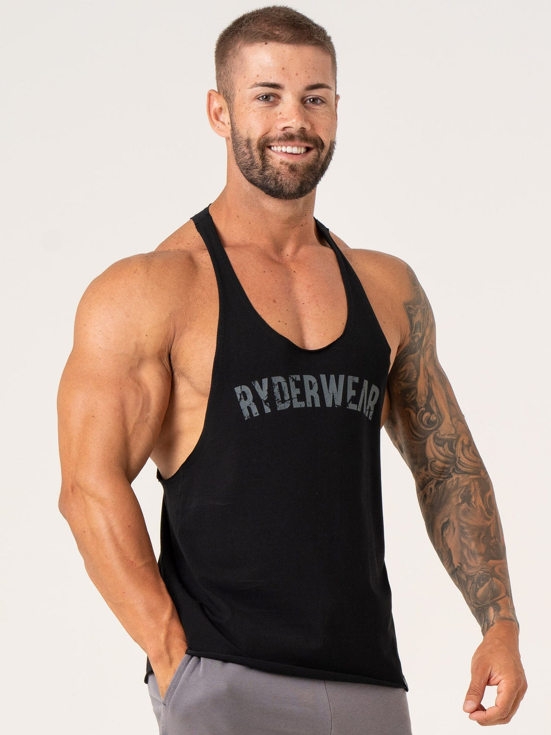 Force Stringer - Black Clothing Ryderwear 