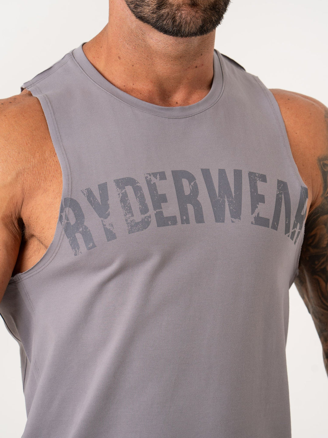 Force Tank - Charcoal Clothing Ryderwear 