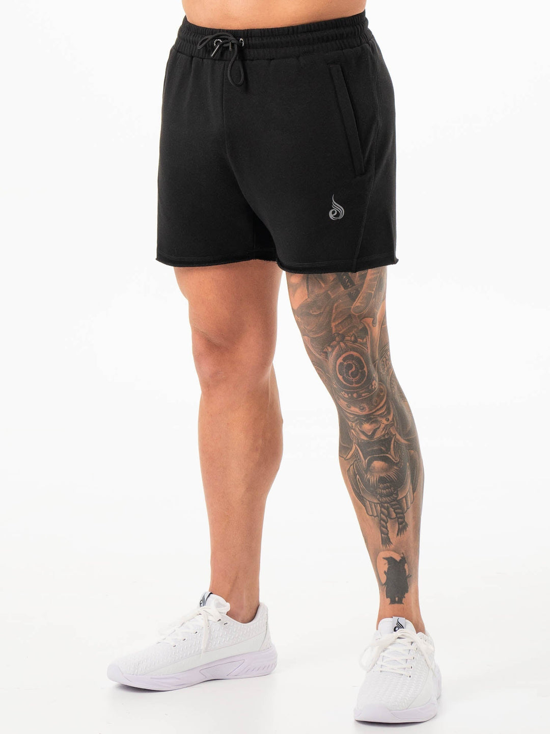 Iron 5" Track Shorts - Black Clothing Ryderwear 