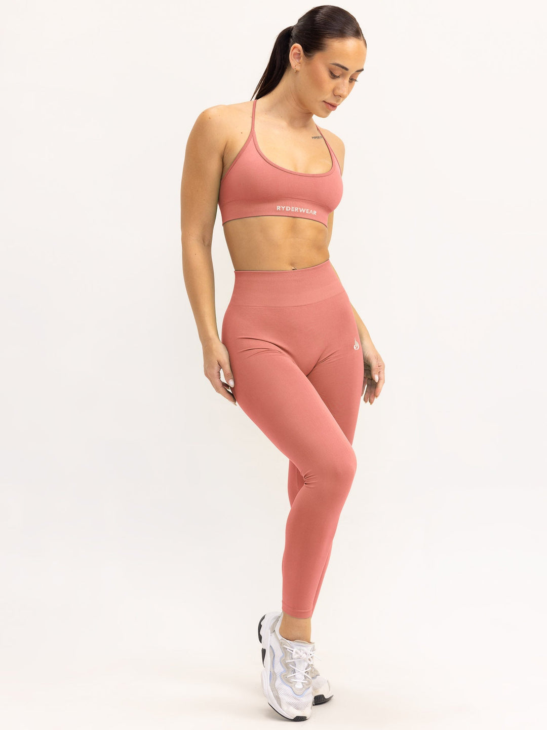 Lift 2.0 BBL Seamless Leggings - Dusty Pink Clothing Ryderwear 